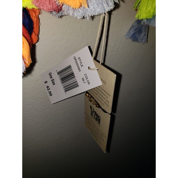 Quagga Greenlabel Multicolor Scarf & Bracelet Set NWT - Picture 6 of 11